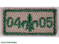 Click to enlarge 2004-05 Year Bar